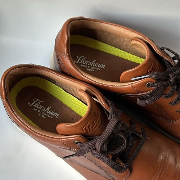 Men’s Florsheim CROSSOVER WORK STEEL TOE
Plain Toe Oxford shoes 15D - Picture 4 of 12